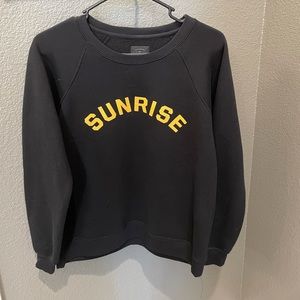 Billabong sunrise sunset black sweatshirt size medium